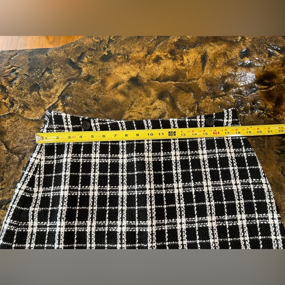 NWT BANANA REPUBLIC HOUNDSTOOTH MINI SKIRT SIZE 14 - Picture 5 of 7